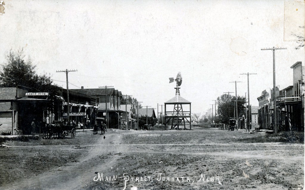 Looking north on Juniata Avenue in 1909.  